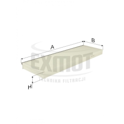 Filtr kabinowy WK 868 - Zamiennik: SC 50079, CU 5067, SKL46378 PROMO.